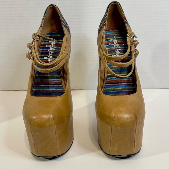 Taylor Says Hispanic Heritage Inspired Heelless Platform Light Brown Chili 7M - Picture 12 of 16